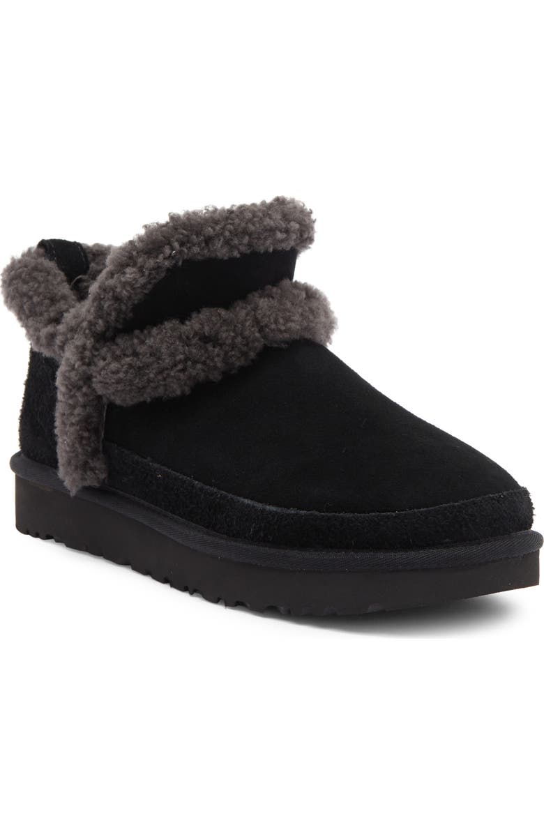 Classic Ultra Mini Spillseam Genuine Shearling Bootie