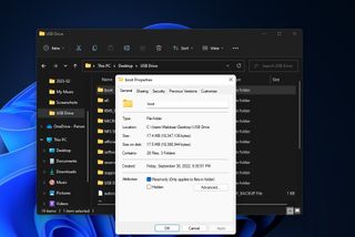 unhide folders in Windows 11