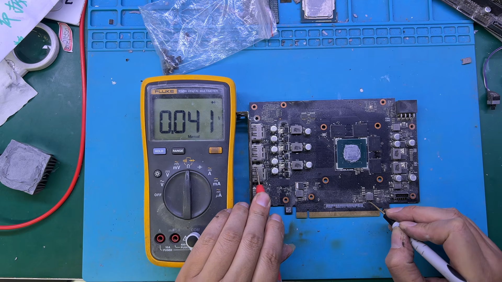 تم حرق RTX 4060 بدون أي ضرر داخلي يعود إلى الحياة