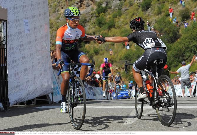 Two great Colombian climbers: Nairo Quintana and Julian Arredondo