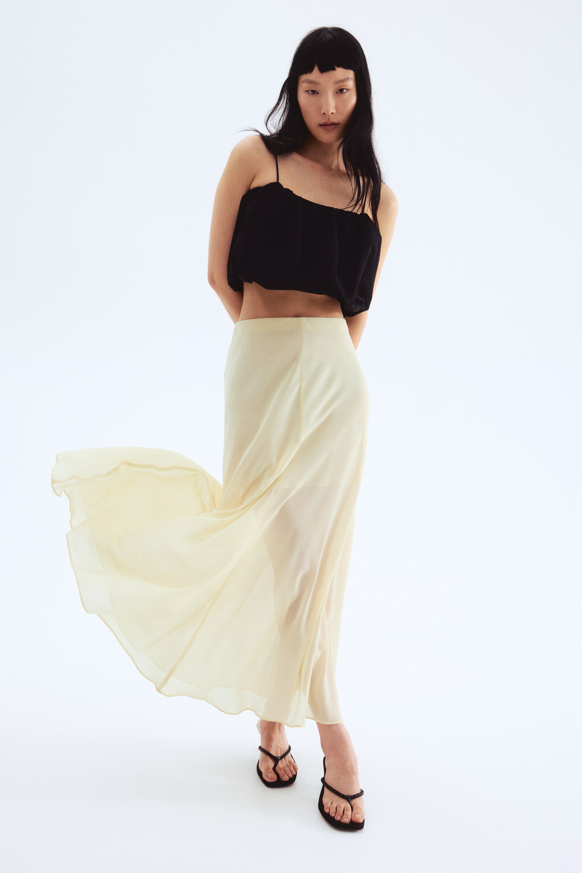 Chiffon Maxi Skirt