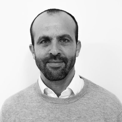 black and white headshot of architect Ran Ankory