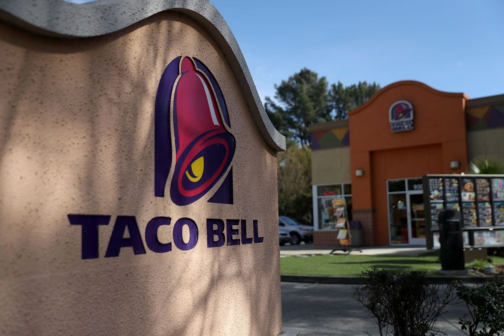 A Taco Bell restaurant.