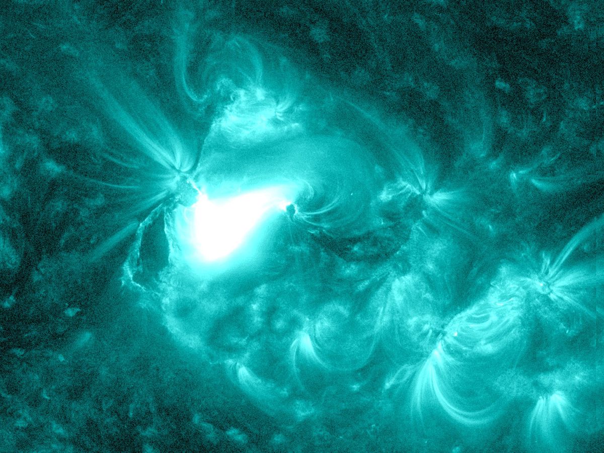 M1.2 class flare on June 13, 2012