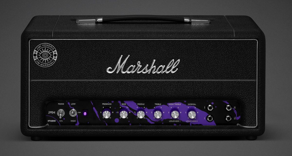 Marshall's 60th Anniversary Jimi Hendrix collection is expanded with a special edition Studio Vintage head and cab, plus Emberton III speaker and Royal V headphones.