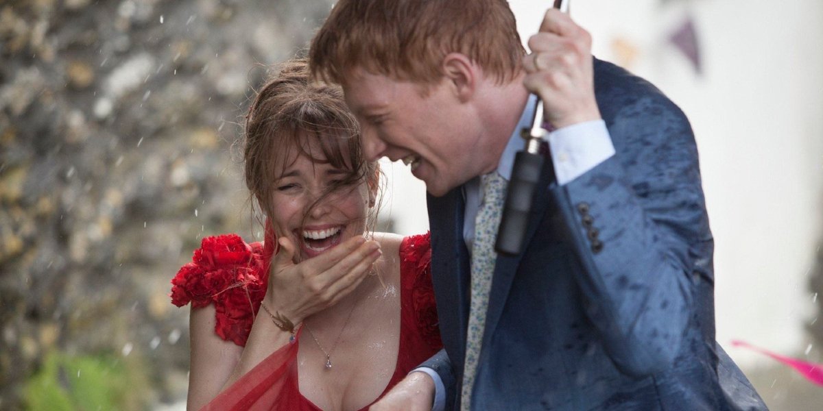 About Time Mary and Tim caught in the rain