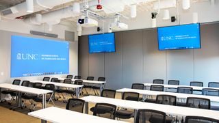 A UNC classroom comes to life with Extron AV-over-IP solutions.