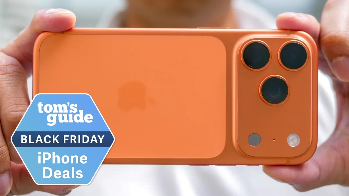 iPhone 17 Pro with Black Friday badge