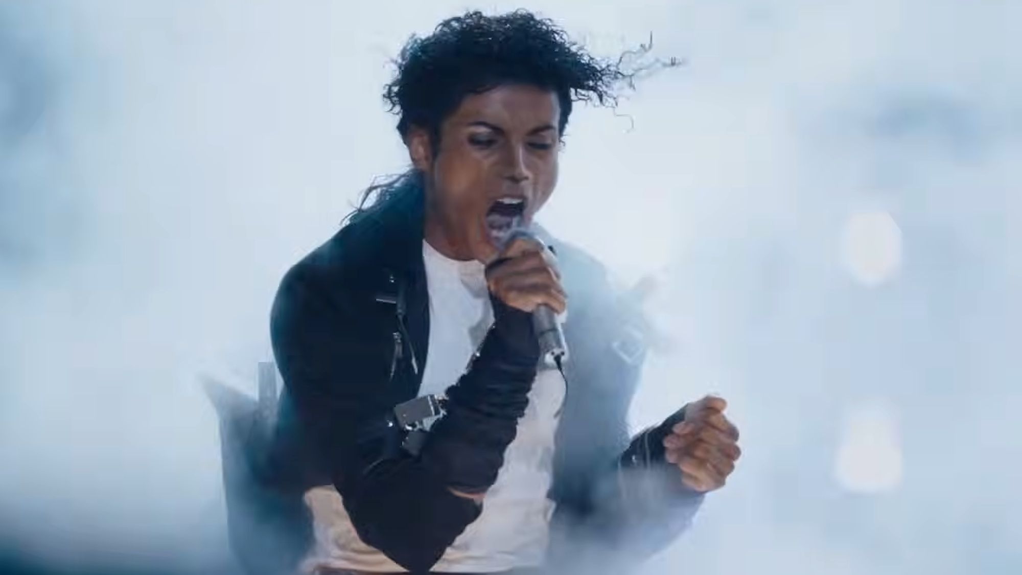 Photo: cinemablend.com Jaafar Jackson is shown in Michael, the Michael Jackson biopic