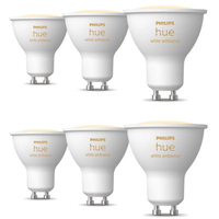 Philips Hue White Ambiance GU10 Bulbs (six-pack)