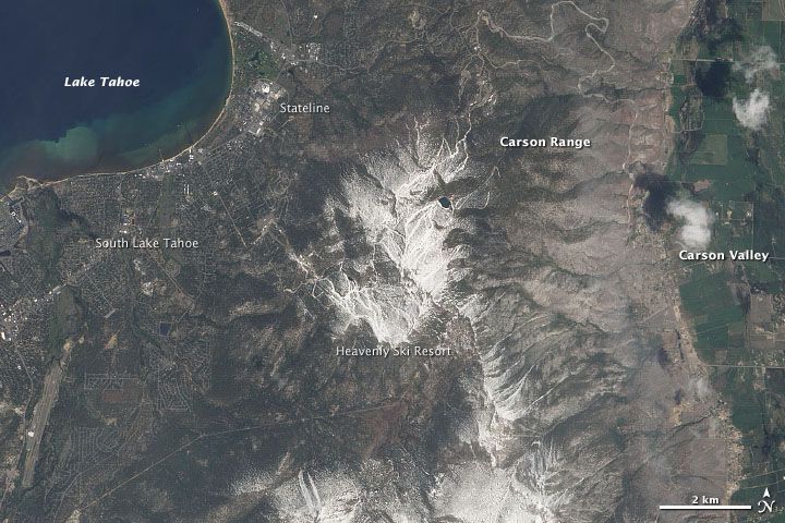 earthquake risk, Lake Tahoe