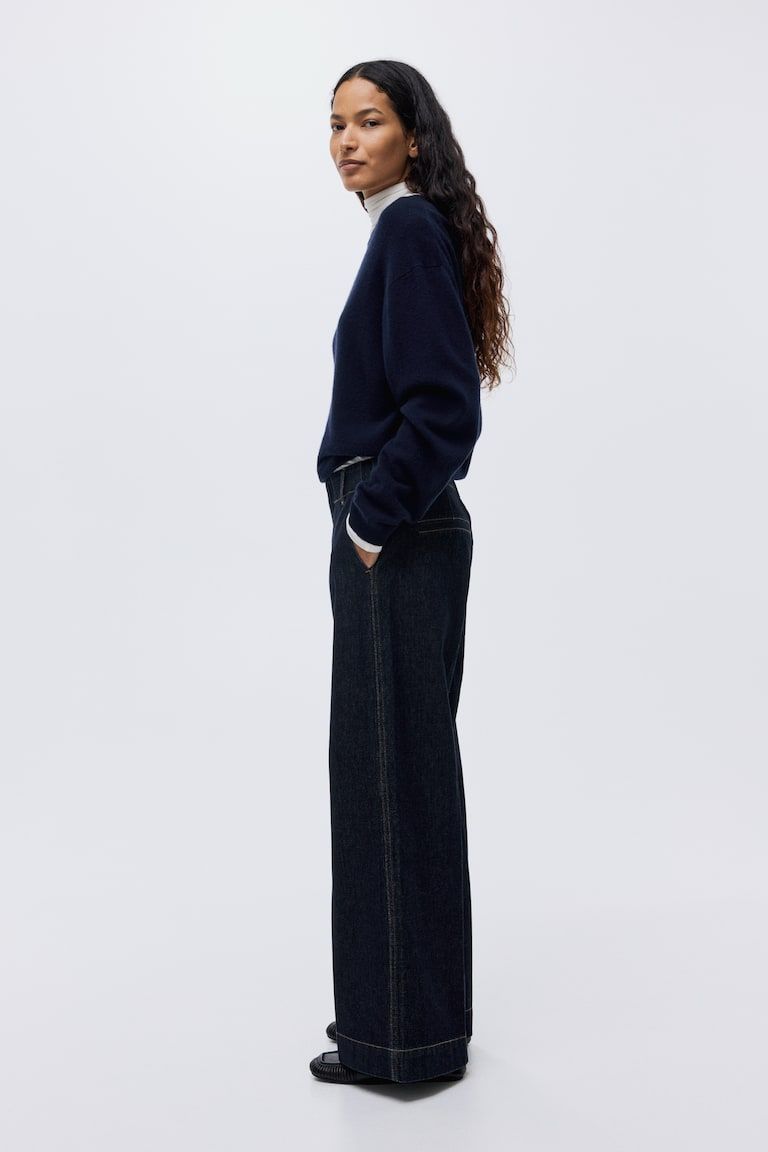 Wide High Jeans
