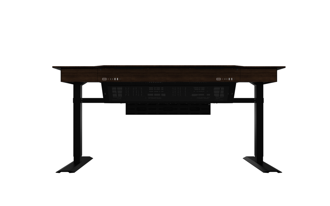The Lian Li DK07 Wood motorized standing desk