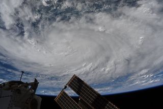 NASA astronaut Bob Behnken snapped this incredible photo of Hurricane Hanna (now classified as a tropical storm) from the International Space Station this past Friday (July 24.) "Snapped this photo of the storm in the Gulf of Mexico on Friday as it was starting to have observable structure from @Space_Station. #HurricaneHanna," Behnken wrote on Twitter.