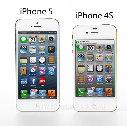 iPhone 5 vs iPhone 4S