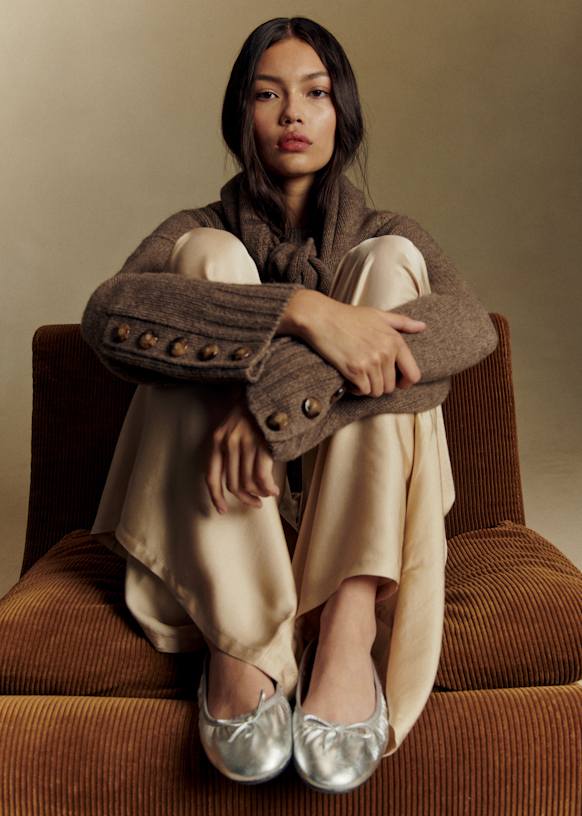 Dylan Jumper - Dark Taupe - Yak Wool - S&amp;eacute;zane