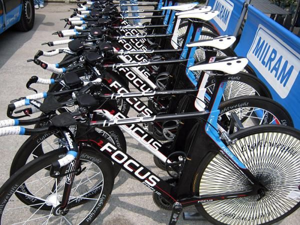 Team Milram will be the 18th team to start today.