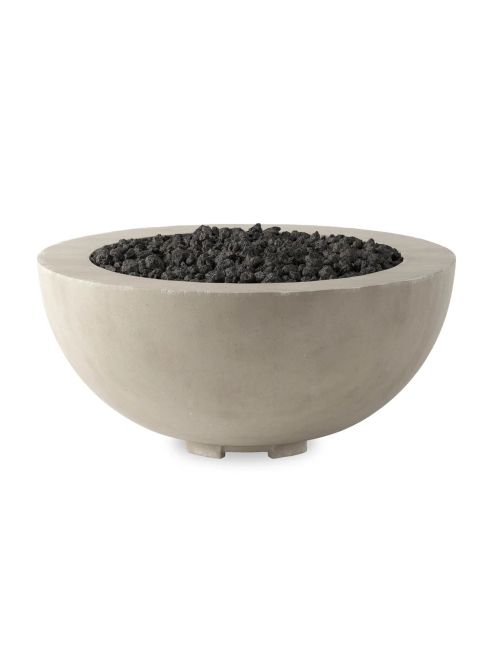 Four Hands Bronson Concrete Outdoor Fire Pit Table