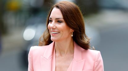 The Princess of Wales, clad in a bright pink suit, visits the Foundling Museum on May 25