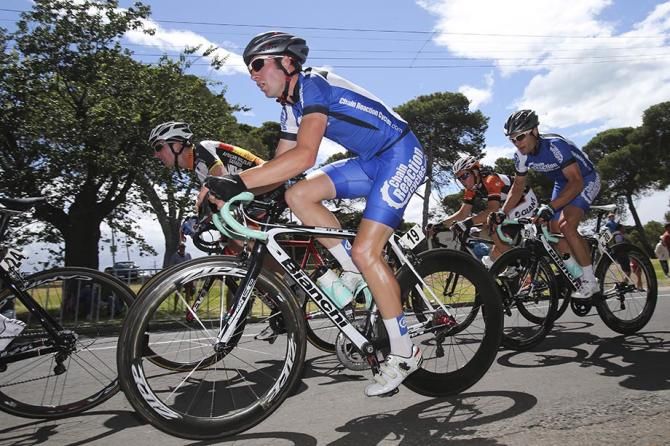 Craig Hutton riding for the Chain Reaction team.
