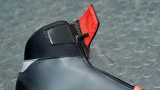 The velcro ankle closure on Fizik's Artica R5 shoes