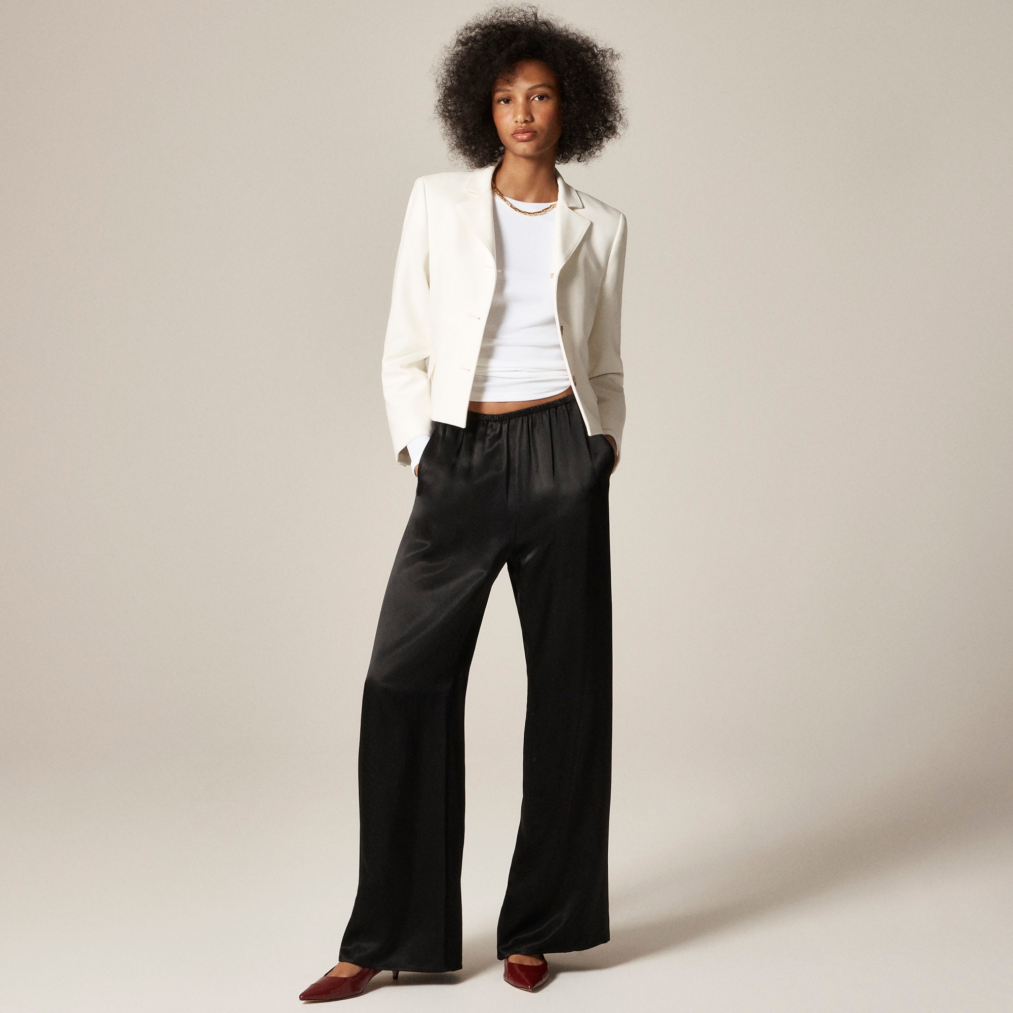 Cosmo Pant in Luster Charmeuse