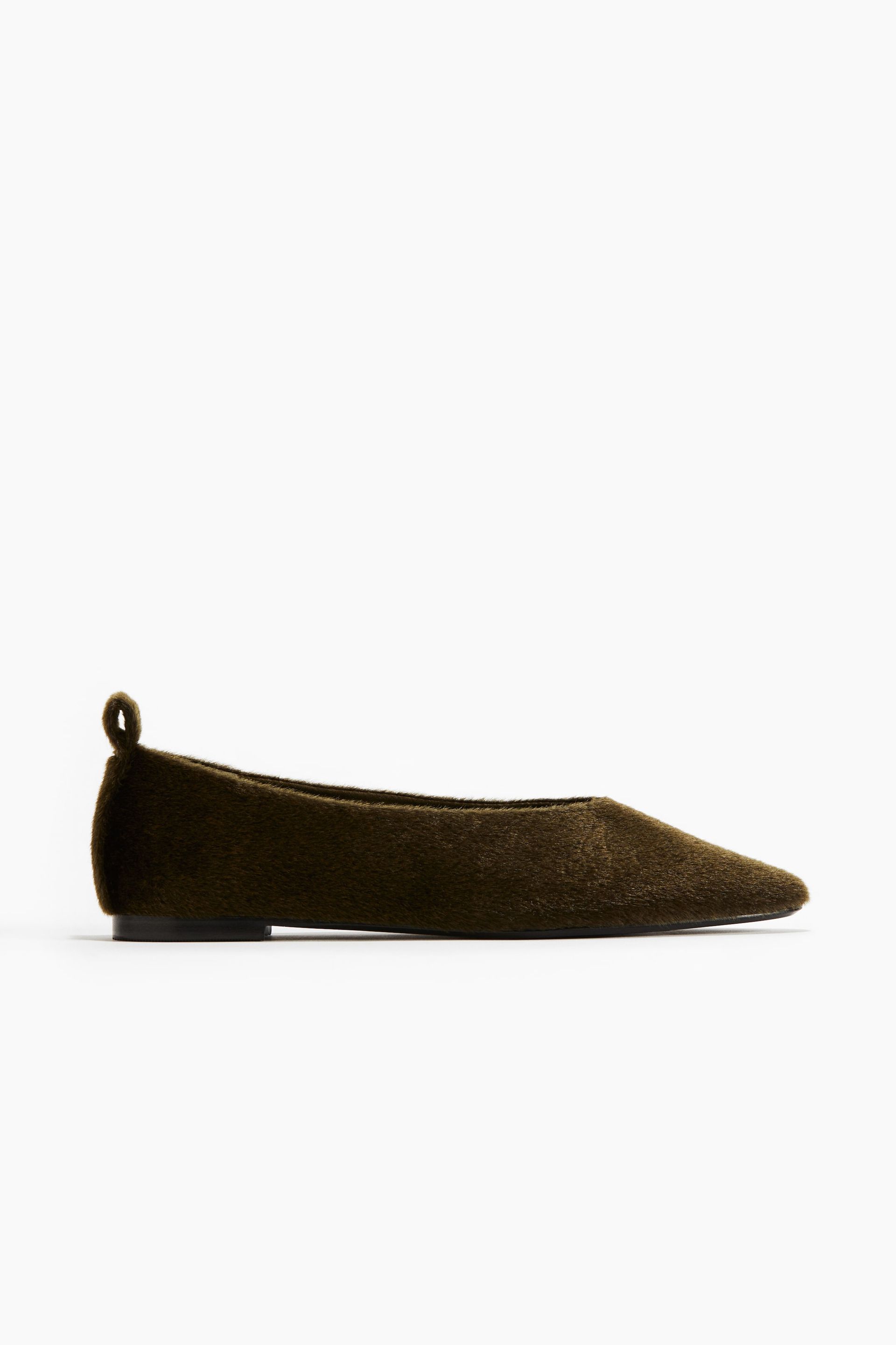 Pointed Ballet Flats - Brown/leopard Print
