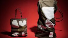 Issey Miyake A:W 2025 collection featuring bag and dress