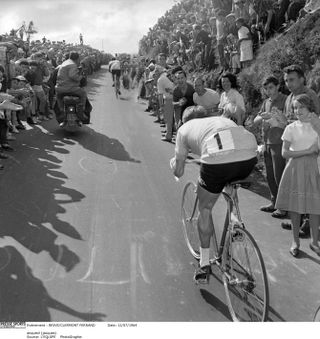 Poulidor and Anquetil on Puy du Dome