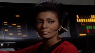 Nichelle Nichols as Uhura in Star Trek