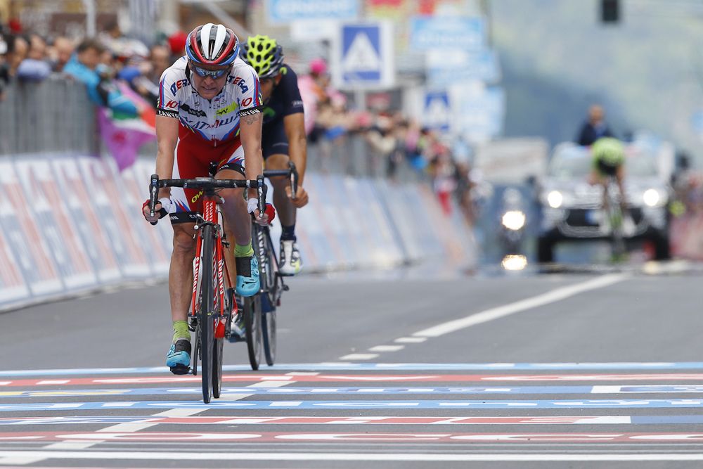 Yuri Trofimov (Katusha) and Andrey Amador (Team Movistar).
