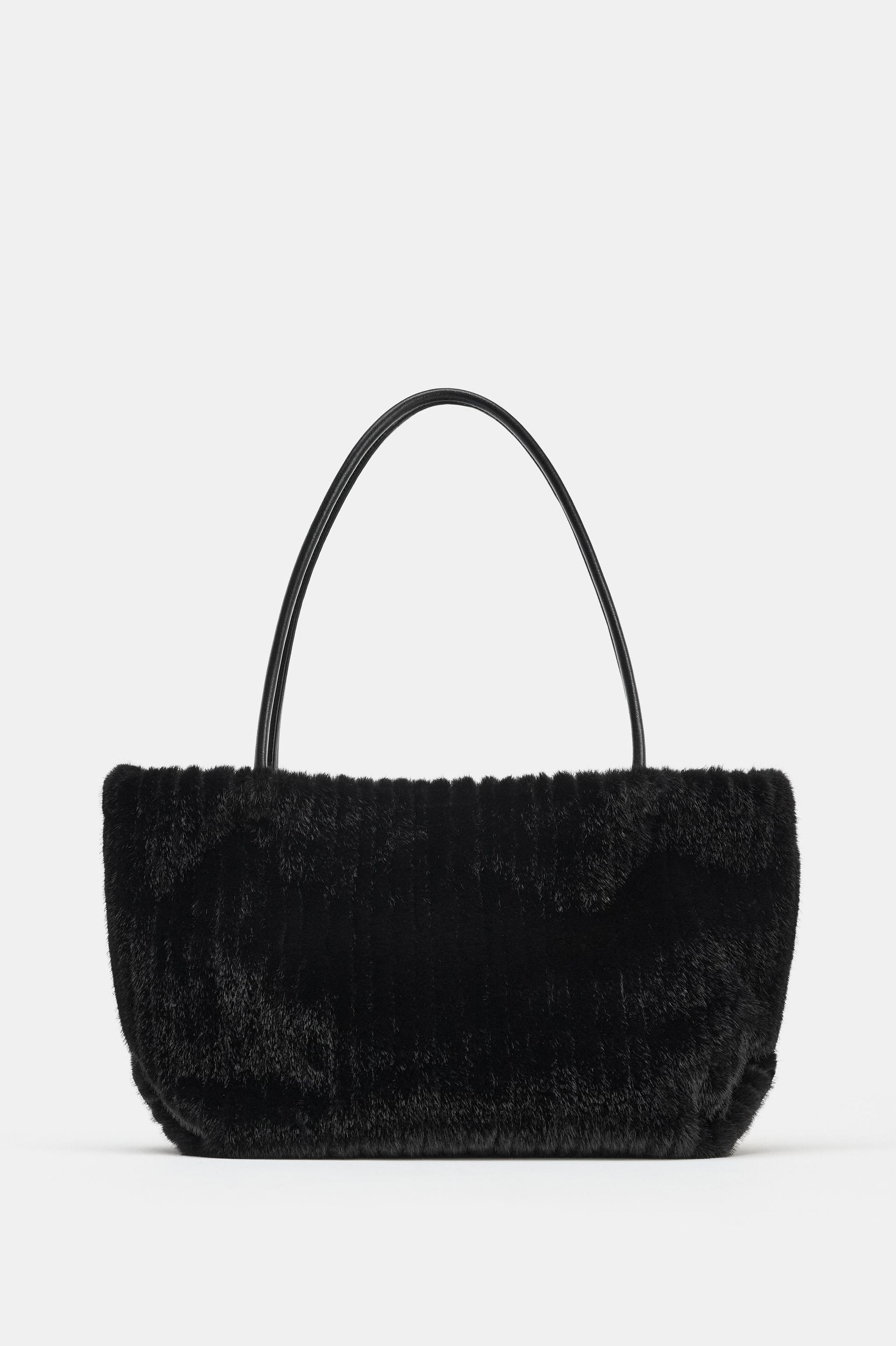 Faux Fur Tote Bag