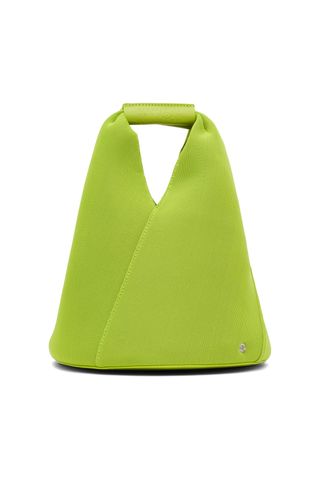 MM6 Maison Margiela Green Triangle Bucket Bag