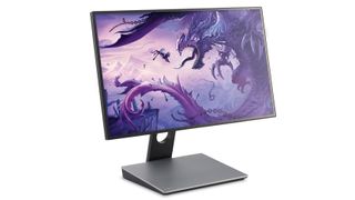 BenQ PD2710QC monitor with a dragon illustration