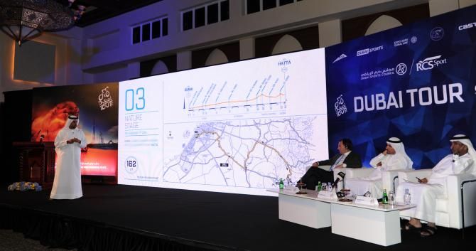 The stages of the Dubai Tour are unveiled