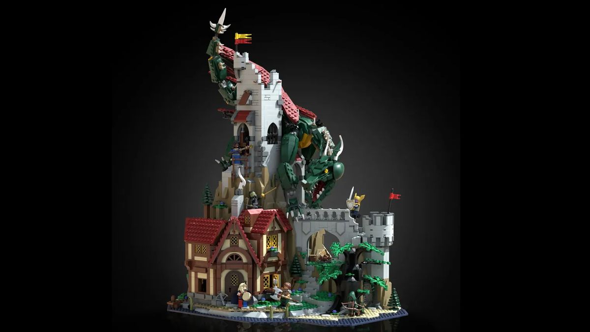 This official D&amp;D Lego set doubles as a fully
playable gaming map