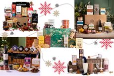 A selection of the best Christmas food hampers available to buy online for Christmas delivery 2023