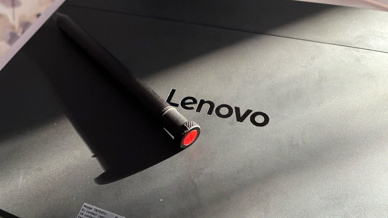 The Lenovo Think Tab X11 on a desk