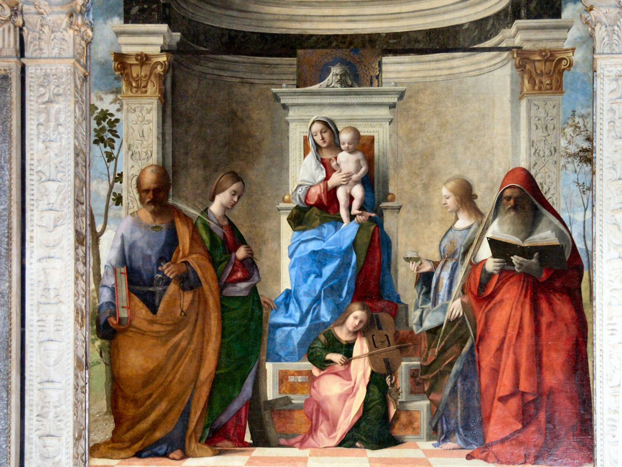 Giovanni Bellini&#039;s altarpiece at San Zaccaria, Venice,