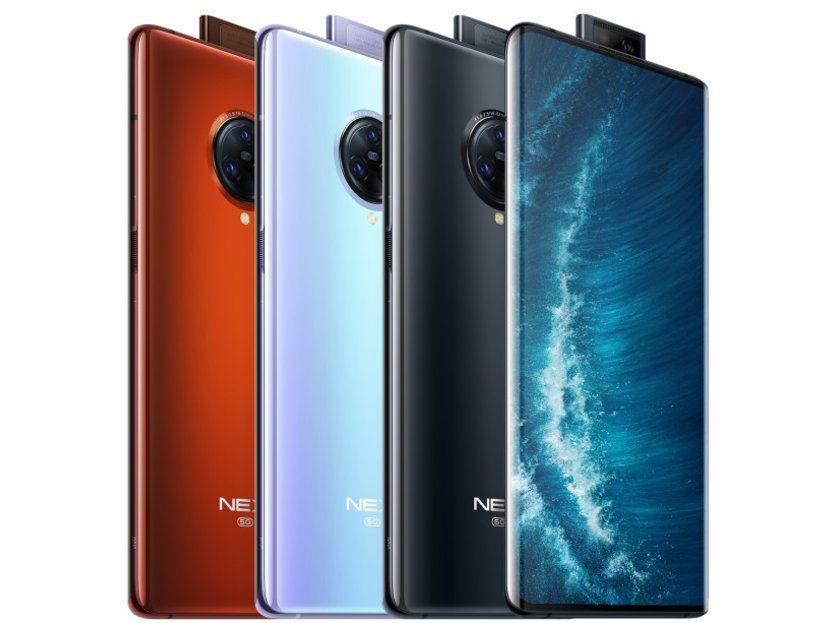 Vivo's new NEX 3S 5G has a 6.89-inch waterfall screen