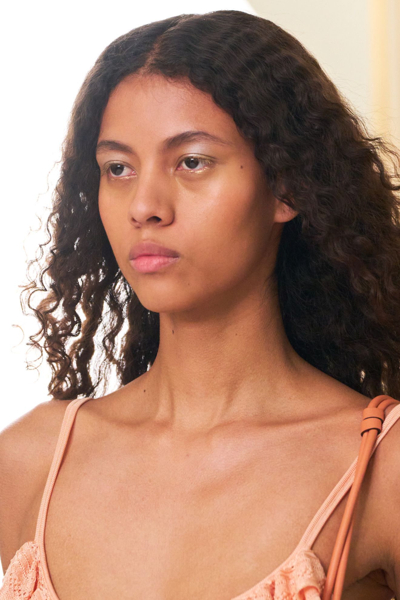 Ulla Johnson spring/summer 2025 beauty look from New York Fashion Week