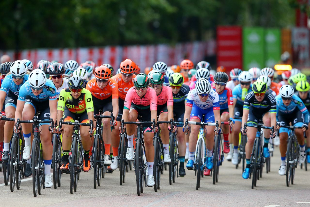 Riders at the 2019 RideLondon Classique