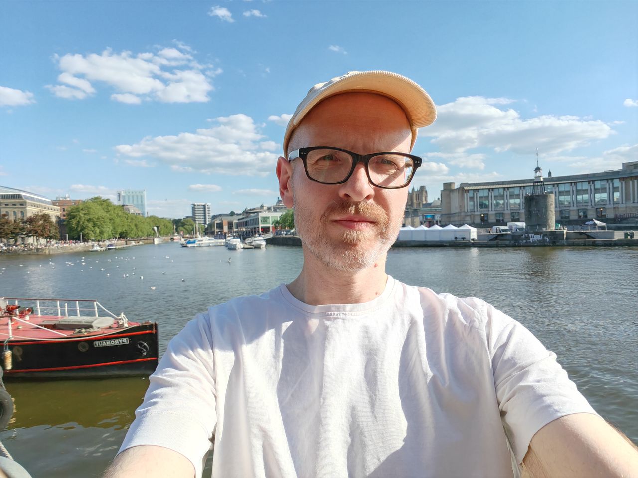 A wide-angle selfie shot taken on the Honor 400 Pro 50x showing Jon Mundy