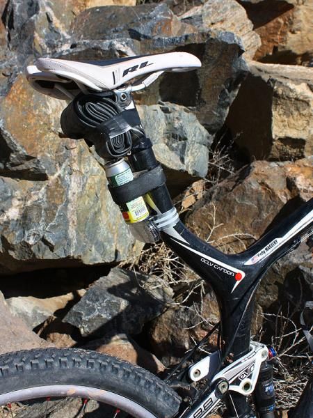 Trek's latest Top Fuel frame uses a semi-integrated seat tube.