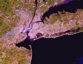 NASA's Terra Satellite 911 Image