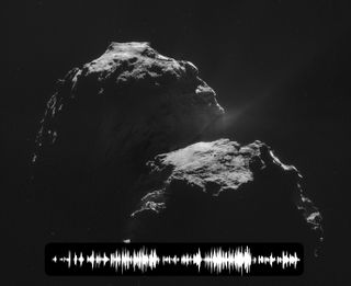 Waveform of Comet 67P's 'Song'