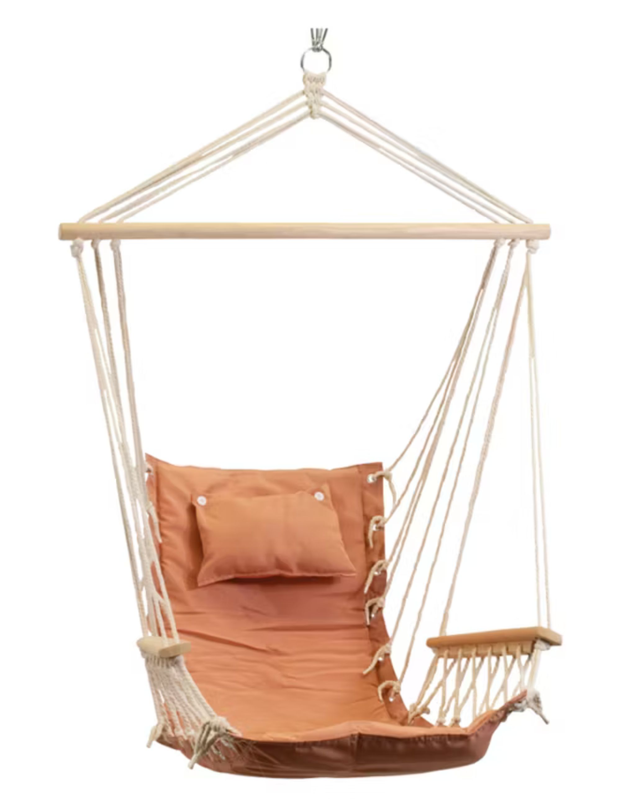 Hammock chair in terracotta