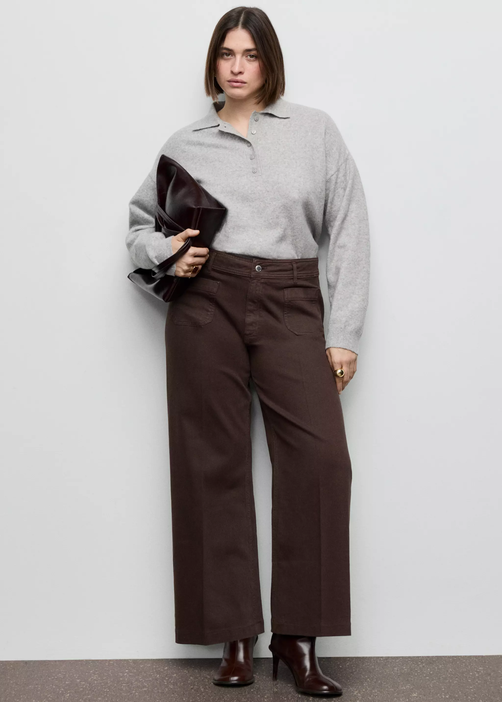 Wide Leg Jeans With Pockets - Women | Mango United Kingdom