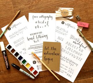 Everything you need to try out hand-lettering for yourself