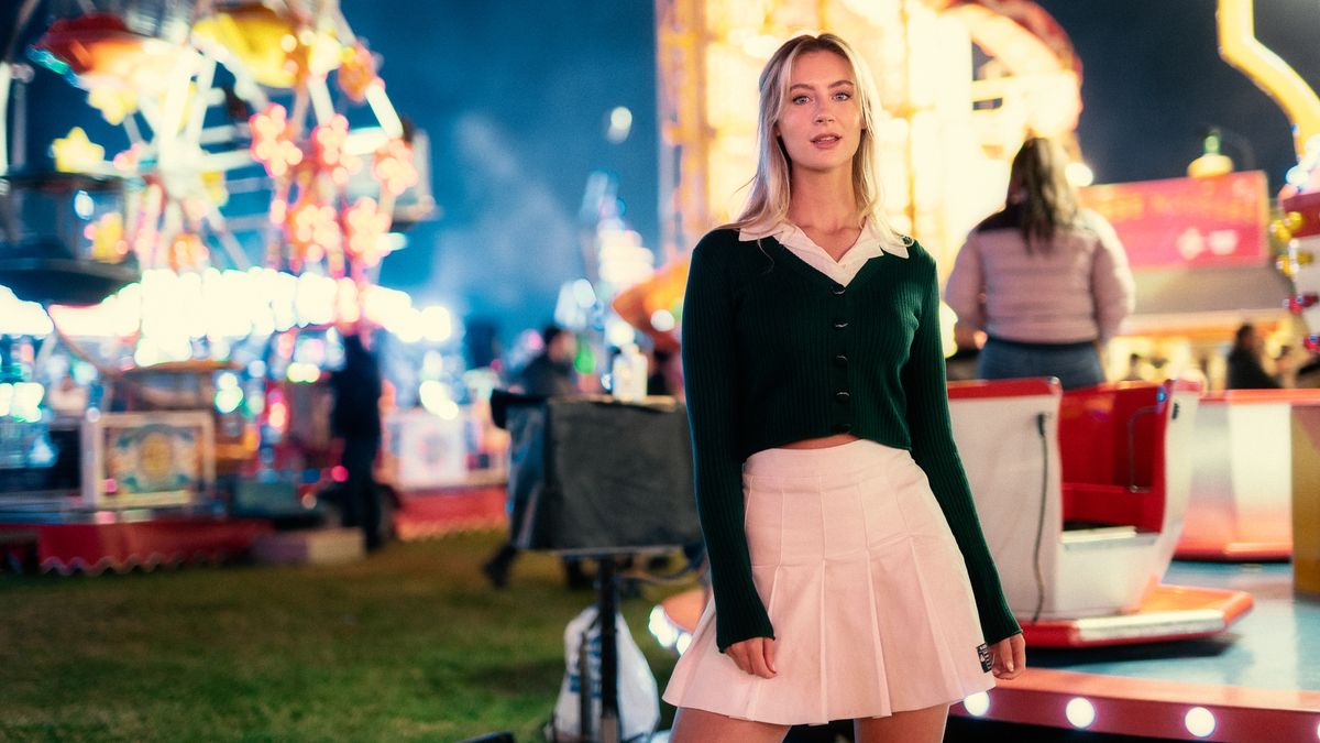 Low light fairground portrait photography